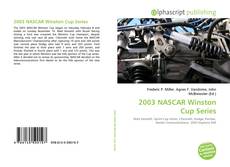 Borítókép a  2003 NASCAR Winston Cup Series - hoz
