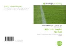 Borítókép a  1930–31 in English Football - hoz
