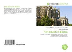 Borítókép a  First Church in Boston - hoz