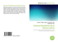 Borítókép a  Festival Presidente de la Musica Latina - hoz