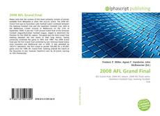 Bookcover of 2008 AFL Grand Final