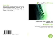 Bookcover of Raoul Allier