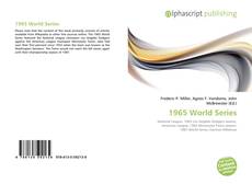 Bookcover of 1965 World Series