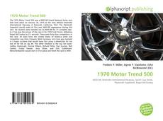 Bookcover of 1970 Motor Trend 500