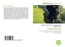 Bookcover of Carmel Winery