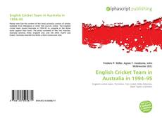 English Cricket Team in Australia in 1994–95的封面