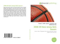 Bookcover of 2008–09 New Jersey Nets Season