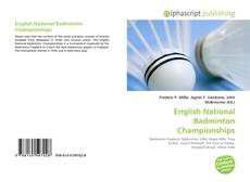 Bookcover of English National Badminton Championships