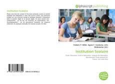 Обложка Institution Scolaire