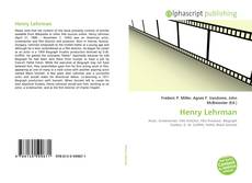 Borítókép a  Henry Lehrman - hoz