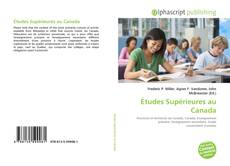 Borítókép a  Études Supérieures au Canada - hoz
