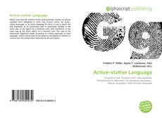 Borítókép a  Active–stative Language - hoz