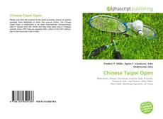 Borítókép a  Chinese Taipei Open - hoz