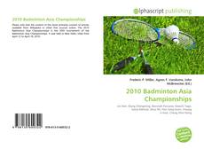 Borítókép a  2010 Badminton Asia Championships - hoz
