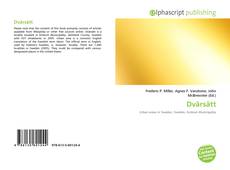 Borítókép a  Dvärsätt - hoz