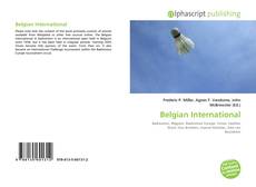 Borítókép a  Belgian International - hoz