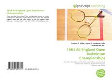Borítókép a  1964 All England Open Badminton Championships - hoz