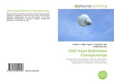 Borítókép a  2002 Asian Badminton Championships - hoz