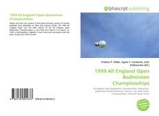 Borítókép a  1999 All England Open Badminton Championships - hoz