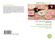 Borítókép a  Lepontic Language - hoz