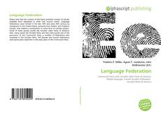 Borítókép a  Language Federation - hoz