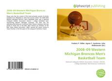 2008–09 Western Michigan Broncos Men's Basketball Team的封面