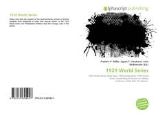 Borítókép a  1929 World Series - hoz