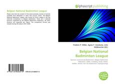 Borítókép a  Belgian National Badminton League - hoz