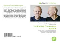 Borítókép a  Criticism of Conservative Judaism - hoz