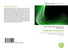 Borítókép a  2006 AFL Rising Star - hoz