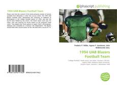 Borítókép a  1994 UAB Blazers Football Team - hoz