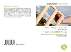 Capa do livro de Test Cricket Hat-Tricks 