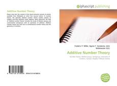 Copertina di Additive Number Theory