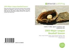 Borítókép a  2003 Major League Baseball Season - hoz