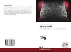 Buchcover von Anton Raaff