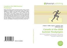 Borítókép a  Canada at the 2008 Summer Paralympics - hoz