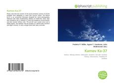 Borítókép a  Kamov Ka-37 - hoz