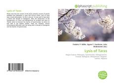 Borítókép a  Lysis of Taras - hoz