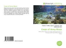 Bookcover of Corps of Army Music