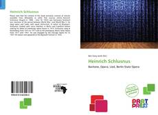 Capa do livro de Heinrich Schlusnus 