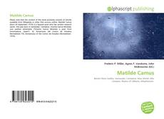 Couverture de Matilde Camus