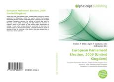 Borítókép a  European Parliament Election, 2009 (United Kingdom) - hoz