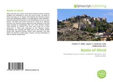 Capa do livro de Battle of Ohrid 