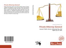 Capa do livro de Private Attorney General 