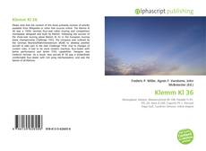 Bookcover of Klemm Kl 36