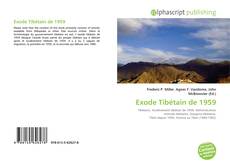 Borítókép a  Exode Tibétain de 1959 - hoz