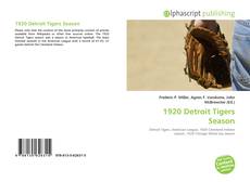 Borítókép a  1920 Detroit Tigers Season - hoz