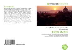 Burma Studies kitap kapağı