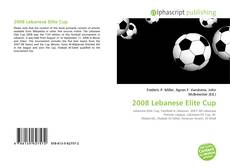 Bookcover of 2008 Lebanese Elite Cup
