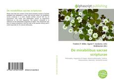 De mirabilibus sacrae scripturae的封面